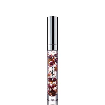 Smoothing Lip Oil Gloss with BLUE CORNFLOWER petals